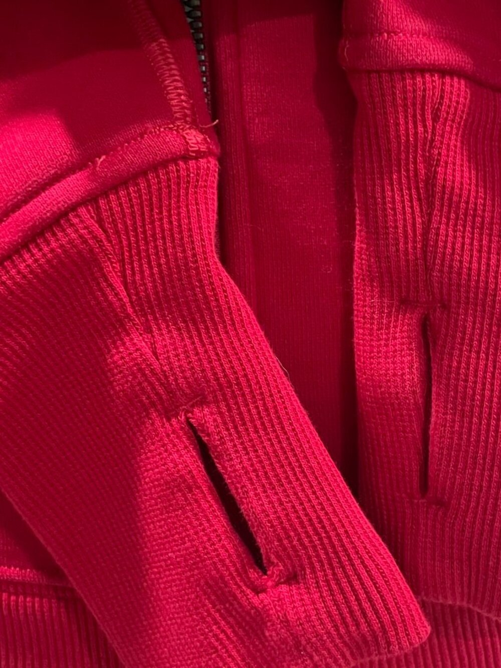 Lululemon Scuba Hoodie 20Y Collection Classic Cotton Fleece Dark Red 4 W4BBSS - Picture 9 of 12